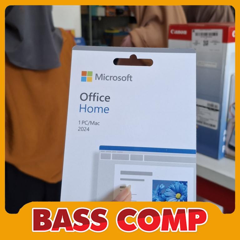 MICROSOFT OFFICE HOME 2024 1PC LISENSI SOFTWARE #1