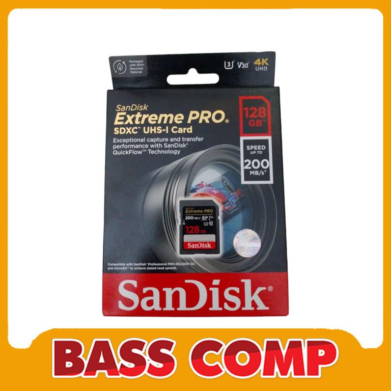 SANDISK EXTREME PRO SDXC 128GB 200MPS #1