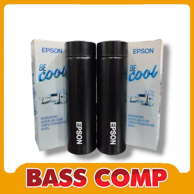 TUMBLER BOTOL AIR MINUM TERMOMETER DIGITAL #1