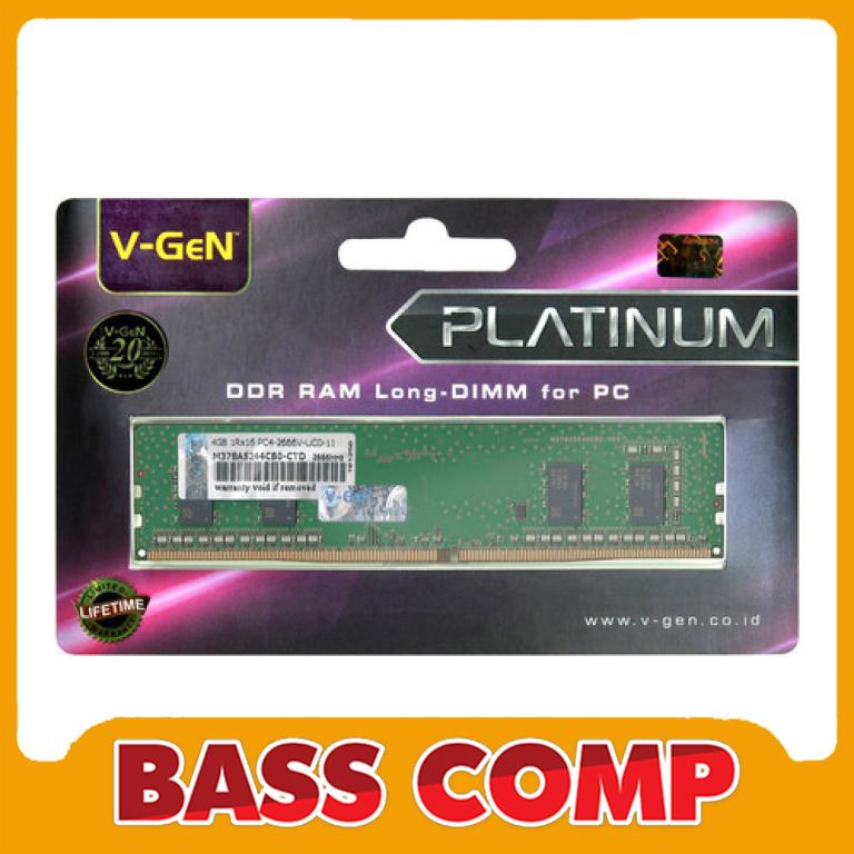 VGEN LONGDIM PLATINUM DDR4 4GB PC21300 / 2666MHZ #1