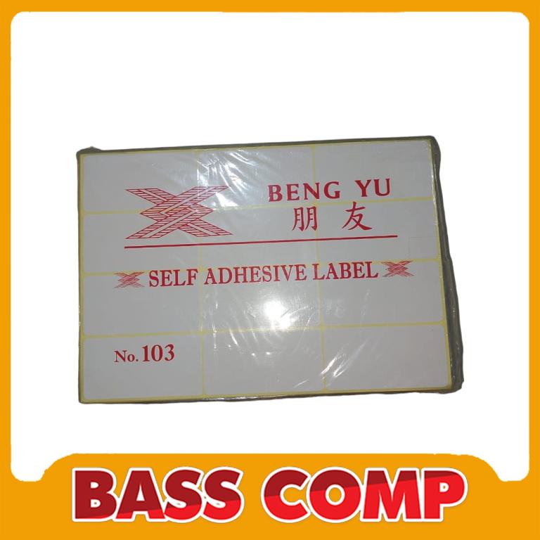 BENGYU LABEL HARGA 103 #2