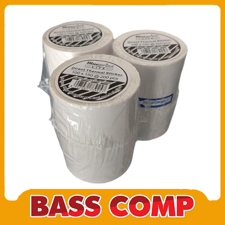 KERTAS THERMAL BLUEPRINT ROLL 200 LEMBAR LABEL RESI 100X150 #2