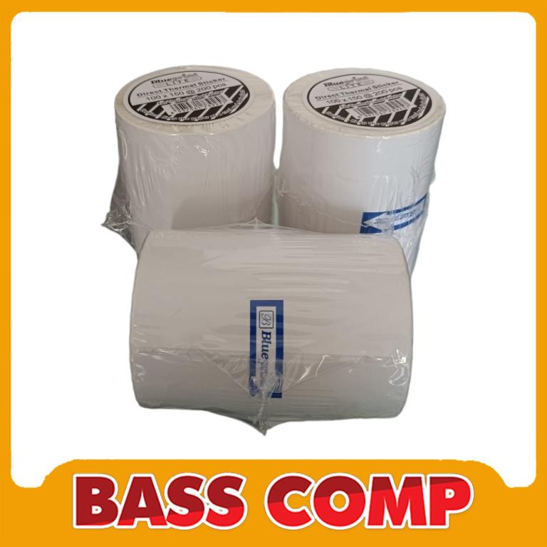 KERTAS THERMAL BLUEPRINT ROLL 200 LEMBAR LABEL RESI 100X150 #3