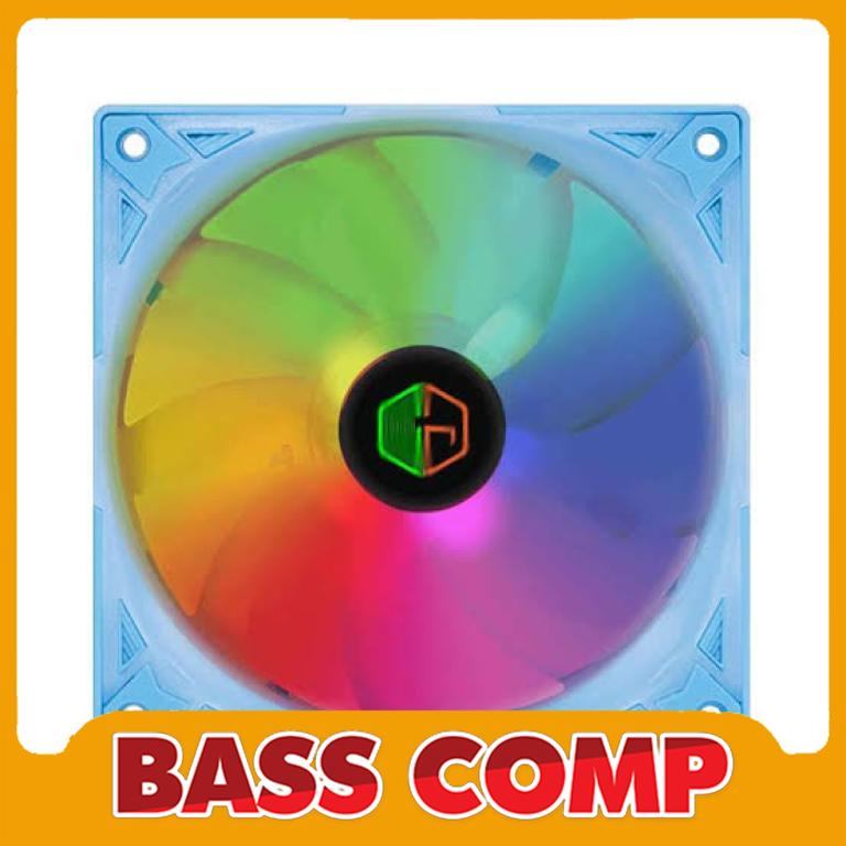 CUBE GAMING INDIGO - RGB RAINBOW STATIC FAN 12CM #1