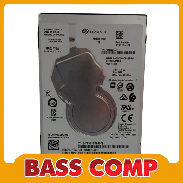 HD NB SEAGATE 1TB REC #1