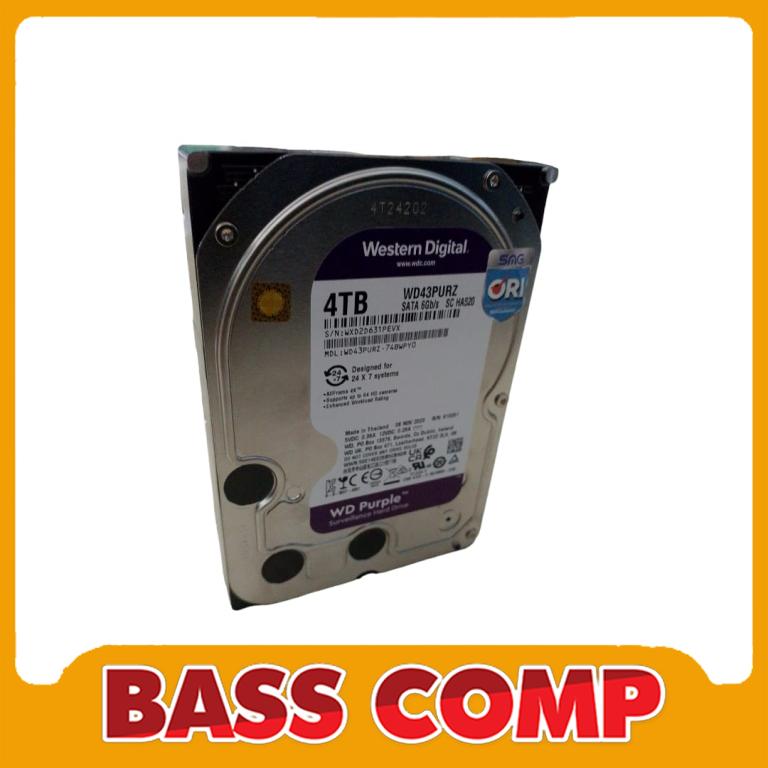 HD PC WDC PURPLE 4TB 5400RPM BEST FOR CCTV #3