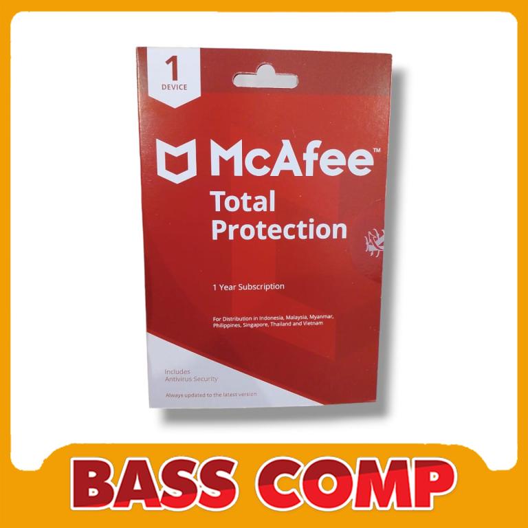 MCAFEE 1 DEVICE 1 YEAR ANTIVIRUS SOFTWARE #3