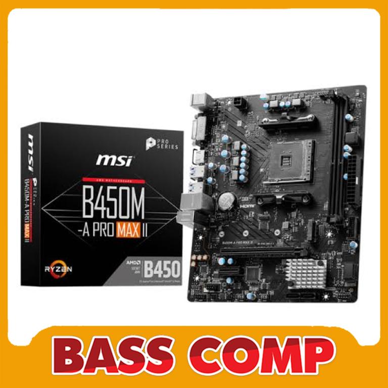 AM4 DDR4 MSI AMD B450M A PRO MAX II #1