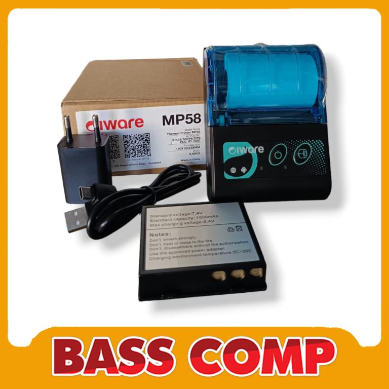 IWARE MP58 PRINTER THERMAL BLUETOOTH BATERAI #1