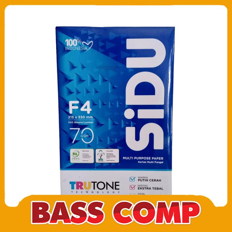 SIDU KERTAS HVS 70GRAM F4 FOLIO #1