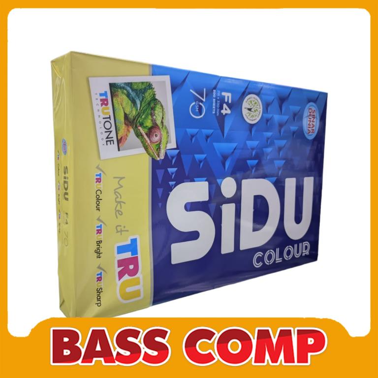 SIDU KERTAS HVS 70GRAM F4 YELLOW #2
