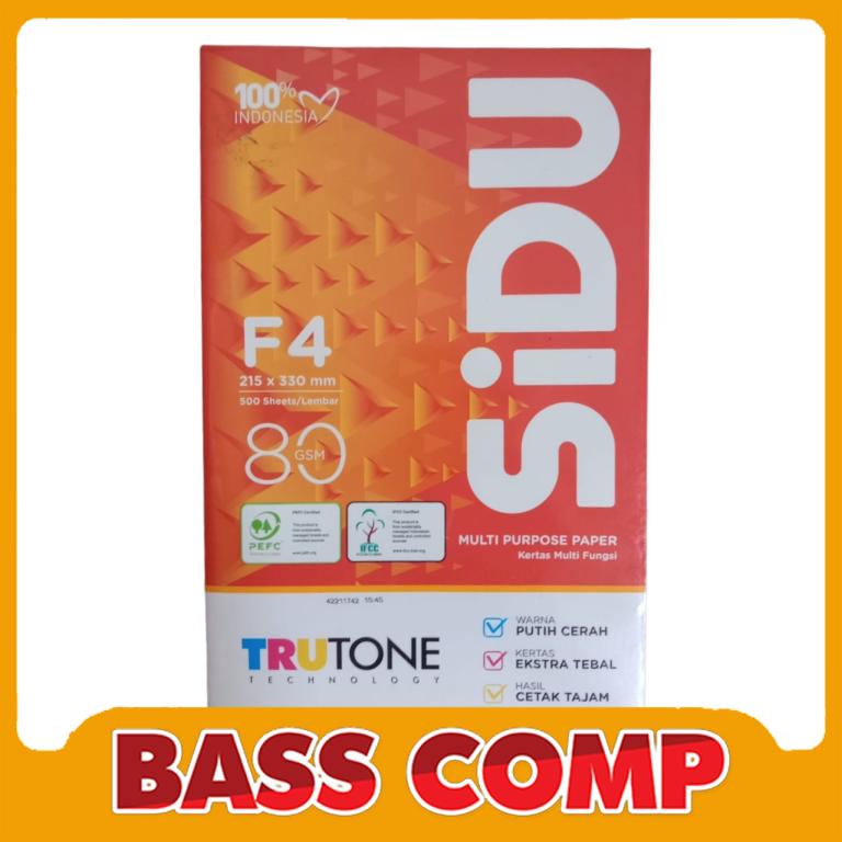SIDU KERTAS HVS 80GRAM F4 FOLIO #1