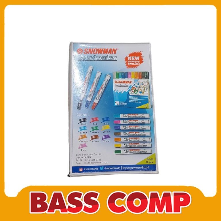 SNOWMAN SPIDOL BG-12 BIRU TUA #3