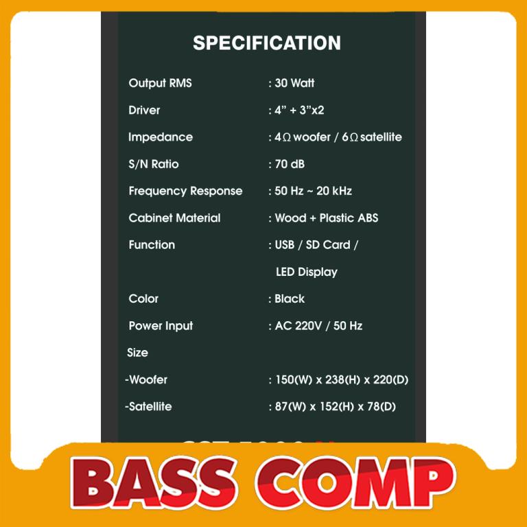 SPEAKER SIMBADDA CST5000N+ REMOTE MIC #5