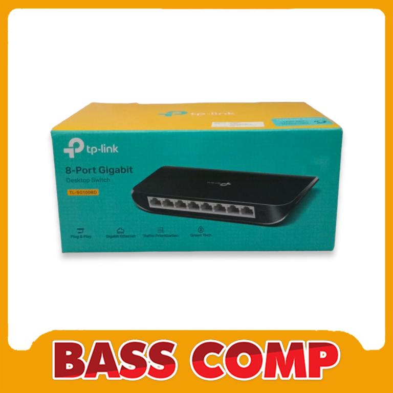 TPLINK TL-SG1008D 8PORT GIGABIT DEKSTOP SWITCH #1
