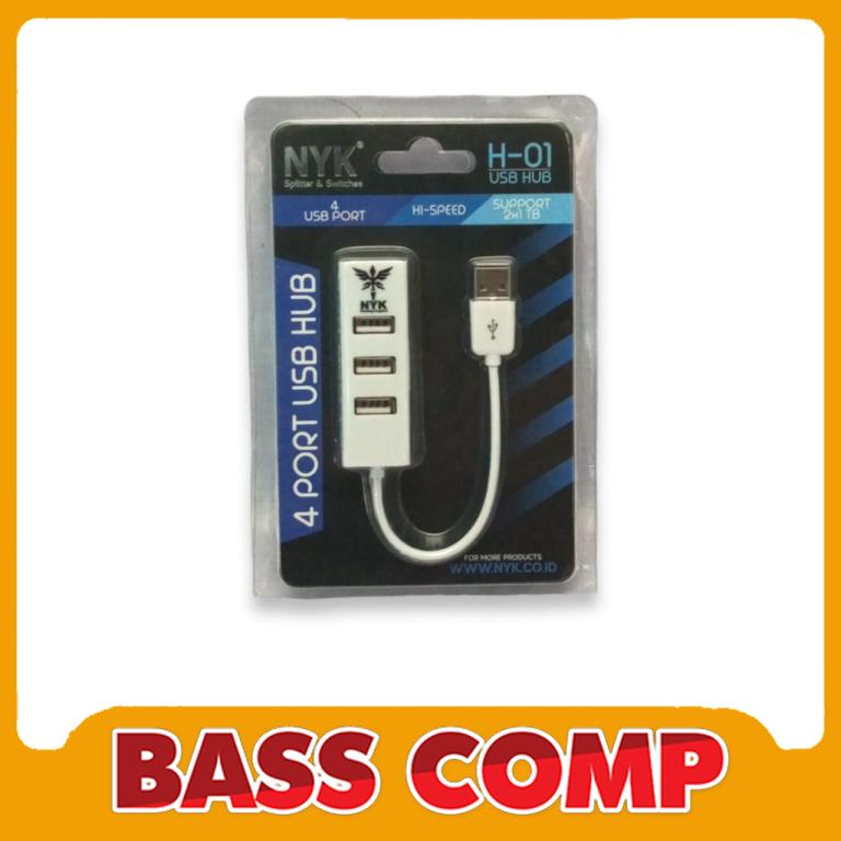 USB HUB 2.0 4PORT NYK H-01 SUPPORT 1TB #1