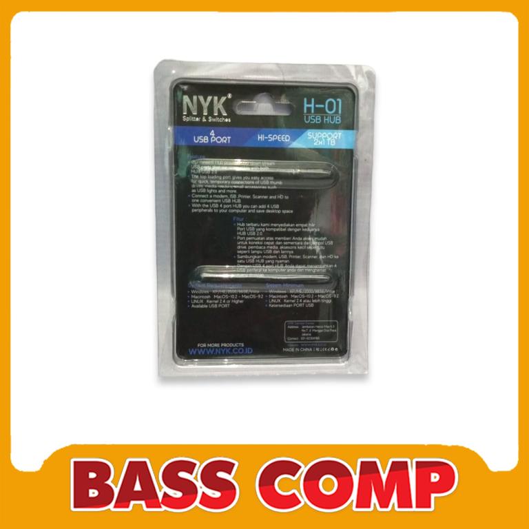 USB HUB 2.0 4PORT NYK H-01 SUPPORT 1TB #2