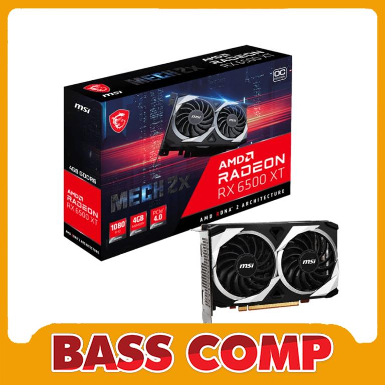 VGA MSI RX 6500 XT MECH 2X 4GB OC #1