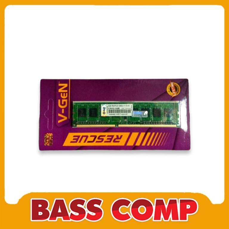 VGEN LONGDIM DDR3 4GB PC12800/1600MHZ RESCUE #1