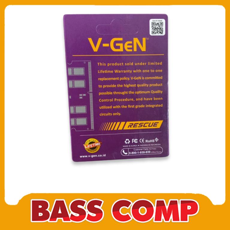 VGEN SODIM RESCUE DDR3L 4GB PC12800/1600MHZ #3