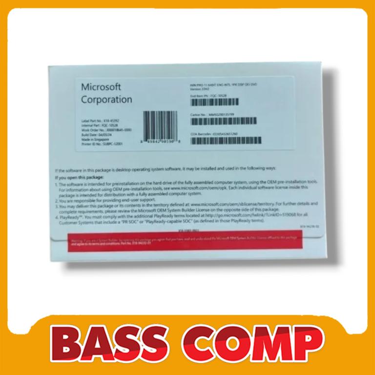 MICROSOFT WINDOWS 11 PROFESIONAL 64-BIT SOFTWARE #1