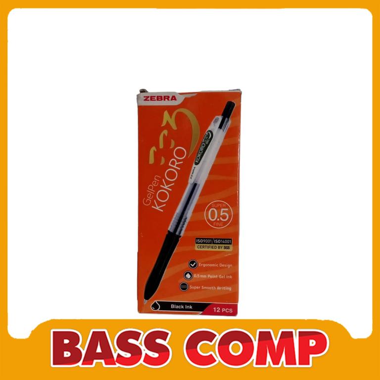 ZEBRA BOLPOIN KOKORO 0.5 HITAM #2