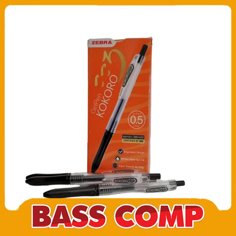 ZEBRA BOLPOIN KOKORO 0.5 HITAM #3